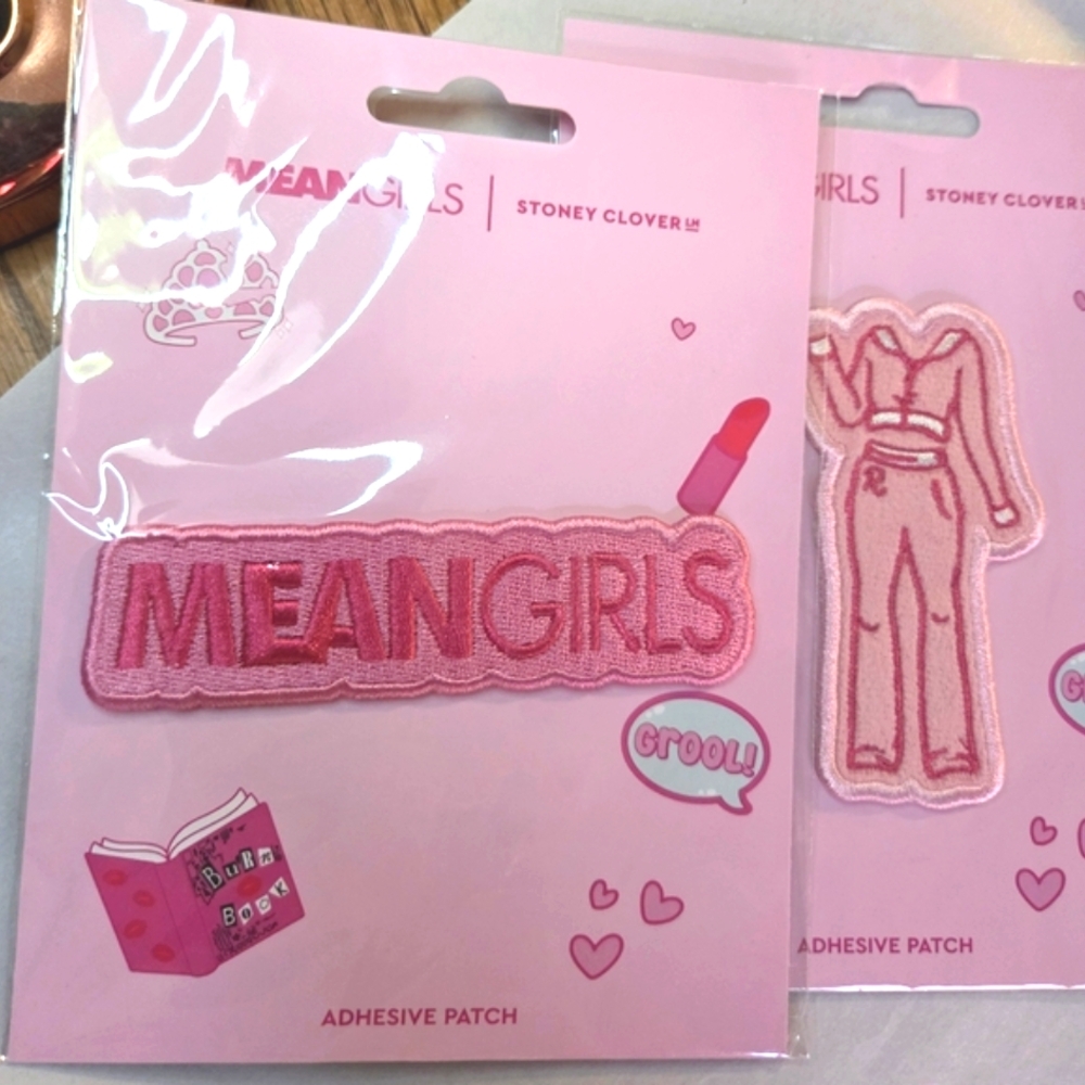 **SOLD**Mean Girls Pink Adhesive Patch Set